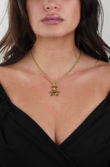 Pomellato Teddy Bear Charm Yellow Gold Necklace 0002206