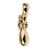 Pomellato Vintage Diamond Yellow Gold Drop Earrings 0001778