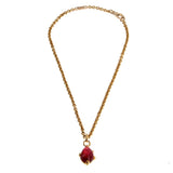 Pomellato Yellow Gold Pink Tourmaline Pendant Necklace 0001867