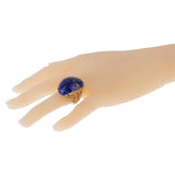 Rodney Rayner One of a Kind Lapis Lazuli Diamond Gold Ring 0000885
