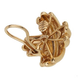 Tiffany & Co Crisscross Large 18k Yellow Gold Earrings 0001049