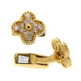 Van Cleef & Arpels Alhambra Diamond Cufflinks 0000208