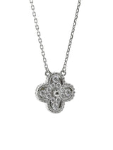 Van Cleef & Arpels Diamond Alhambra Necklace White Gold 00VNC7278