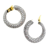 Van Cleef & Arpels Diamond Hoop Earrings 00VNC5095