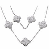 Van Cleef Arpels Diamond Pure Alhambra Necklace 0000558