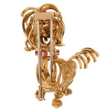 Van Cleef & Arpels Diamond Yellow Gold Dog Brooch 0002532