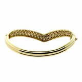 Van Cleef & Arpels Gold Diamond Bangle Bracelet 0000207