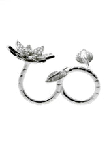 Van Cleef & Arpels Lotus Diamond Ring 0000220