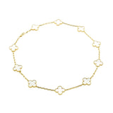 Van Cleef Arpels Mother of Pearl Alhambra Necklace 0000346