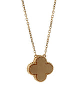 Van Cleef & Arpels Vintage Diamond Alhambra Necklace Rose Gold 00VNC7699
