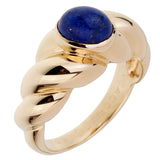 Van Cleef & Arpels Vintage Lapis Yellow Gold Ring 0001990