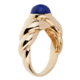 Van Cleef & Arpels Vintage Lapis Yellow Gold Ring 0001990