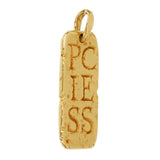 Van Cleef Arpels Vintage Pisces Yellow Gold Pendant Necklace 0001859