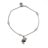 Gucci Sterling Silver Chick Charm Bracelet – 7 1/2"