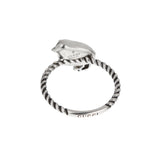 Gucci Garden Sterling Silver Chick Band Ring Size 8 1/2
