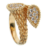 Boucheron Toi et Moi Serpent Bohème Diamond Yellow Gold Ring