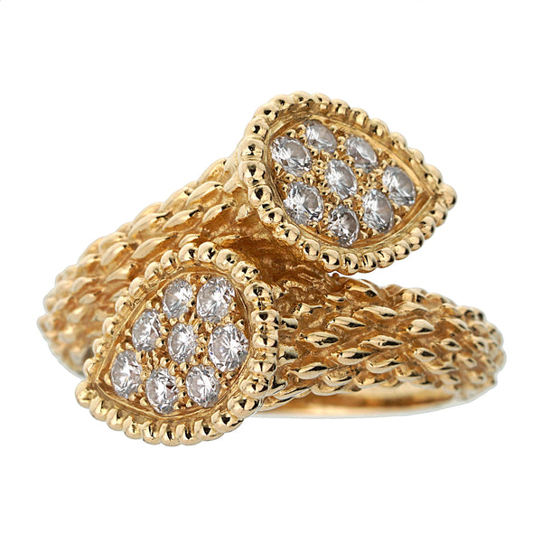 Boucheron Toi et Moi Serpent Bohème Diamond Yellow Gold Ring