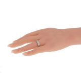 Bvlgari B.zero1 1-Band Diamond Ring 18K White Gold AN850656 Size 7 0003969