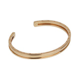 Bvlgari B.Zero1 18k Rose Gold Cuff Bangle Bracelet Sz Medium 0004008