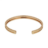 Bvlgari B.Zero1 18k Rose Gold Cuff Bangle Bracelet Sz Medium 0004008