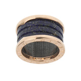 Bvlgari B.zero1 4-Band Ring 18K Rose Gold Lapis Lazuli 0004103