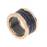Bvlgari B.zero1 4-Band Ring 18K Rose Gold Lapis Lazuli 0004103