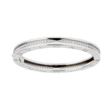 Bvlgari B.zero1 Bangle Bracelet 18K White Gold Pavé Diamond 1bvsdfj