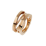 Bvlgari B.zero1 Design Legend Zaha Hadid Ring in 18k Rose Gold, Size 52 0004080