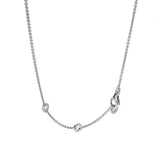 Bvlgari B.zero1 Pave Diamond Pendant Necklace 18k White Gold 0004182