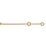 Bvlgari B.zero1 Three Elemetnt Gold Charm Bracelet 0004113
