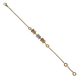 Bvlgari B.zero1 Three Elemetnt Gold Charm Bracelet 0004113