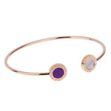 Bvlgari Bvlgari Lapis Mother of Pearl Cuff Bangle Bracelet 0003527
