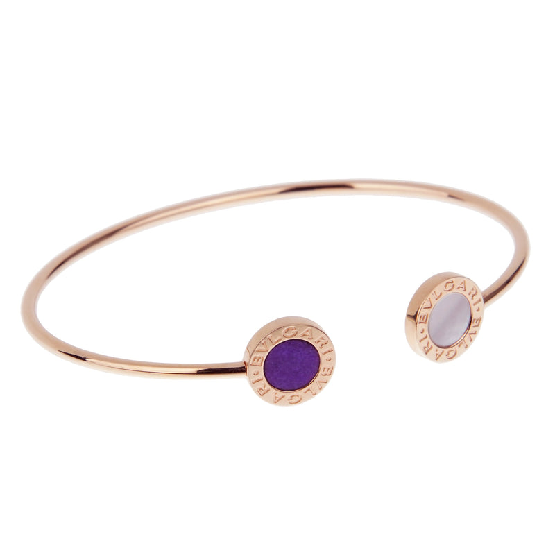 Bvlgari Bvlgari Lapis Mother of Pearl Cuff Bangle Bracelet 0003527