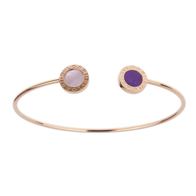 Bvlgari Bvlgari Lapis Mother of Pearl Cuff Bangle Bracelet 0003527