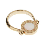 Bvlgari Bvlgari Mother of Pearl and Carnelian Rose Gold Ring