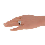 Bvlgari Bvlgari Tubogas Pavé Diamond Ring 18K White Gold — Flexible Band 0004130