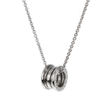 Bvlgari Bzero1 Vintage 18k White Gold Pendant Necklace 0003899