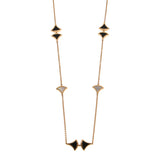 Bvlgari Divas' Dream Onyx & Mother-of-Pearl 18K Gold Sautoir Necklace 1bvl35845