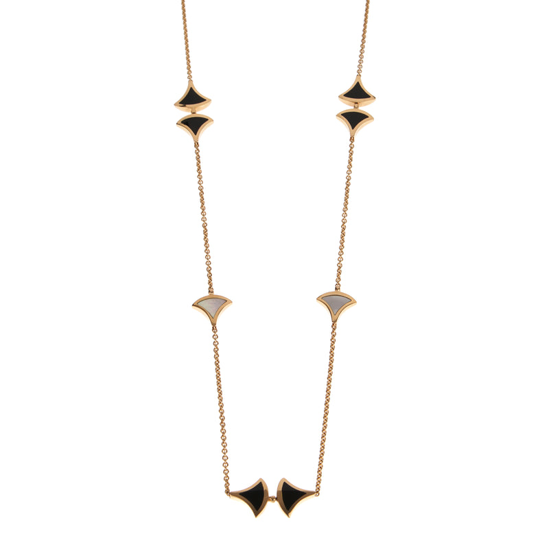 Bvlgari Divas' Dream Onyx Mother-of-Pearl Sautoir 18K