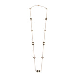 Bvlgari Divas' Dream Onyx & Mother-of-Pearl 18K Gold Sautoir Necklace 1bvl35845