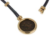 Bvlgari Monete 18k Yellow Gold Ancient Coin Pendant Necklace 0003972