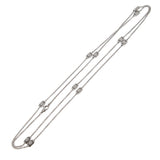 Bvlgari Parentesi Sautoir Station Necklace in 18k White Gold, 34 Inches 0004072