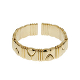 Bvlgari Vintage 18k Yellow Gold Cuff Bangle Bracelet 0003579