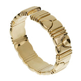 Bvlgari Vintage 18k Yellow Gold Cuff Bangle Bracelet 0003579