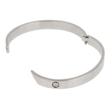 Cartier Anniversary Diamond 18k White Gold Bangle Bracelet Sz 16 0004014