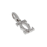 Cartier C de Cartier Diamond White Gold Pendant Necklace