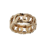 Cartier C de Cartier Openwork 18k Yellow Gold Band Ring 0004107