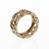 Cartier C de Cartier Openwork 18k Yellow Gold Band Ring 0004107
