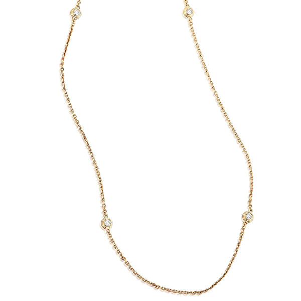 Cartier d'Amour Yellow Gold Diamond Sautoir Necklace