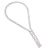Cartier Diadea Diamond 18k White Gold Link Necklace 1dia746ajf
